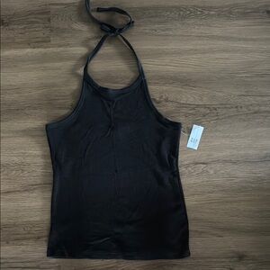 NWT GAP Ribbed Black Halter